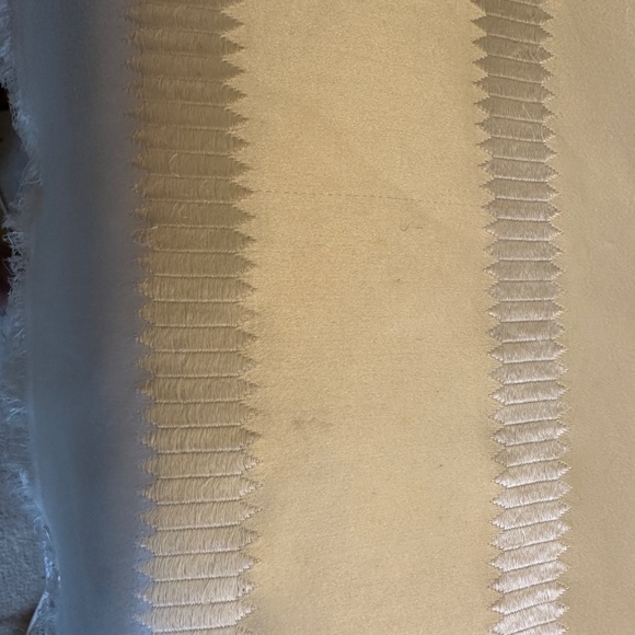 Vintage White Silk Tuxedo Scarf Formal Elegance 1960s - Picture 7 of 10